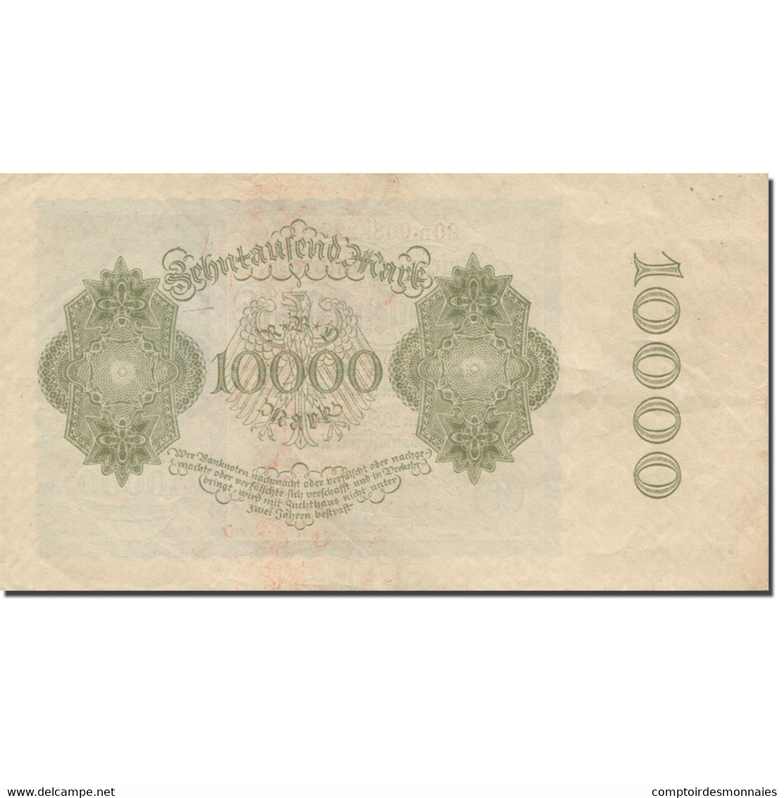 Billet, Allemagne, 10,000 Mark, 1922, 1922-01-19, KM:72, SPL - 10.000 Mark