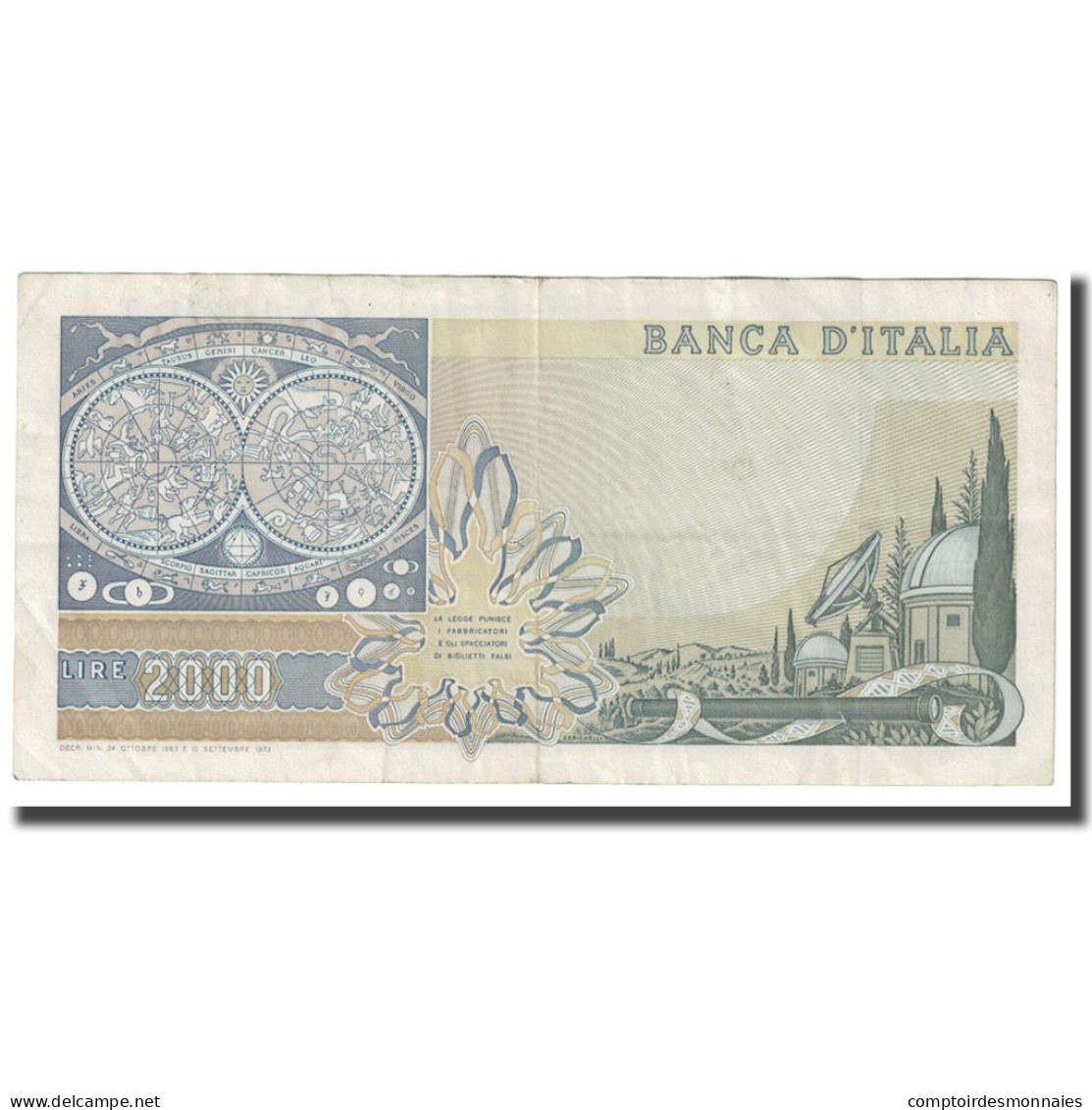 Billet, Italie, 2000 Lire, 1973, 1973-09-10, KM:103c, TTB - 2.000 Lire