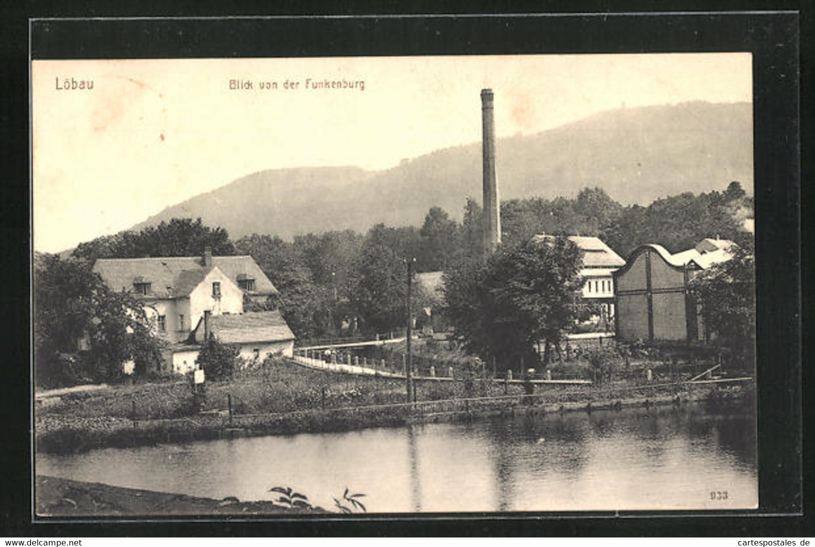 AK Löbau, Blick Von Der Funkenburg - Loebau