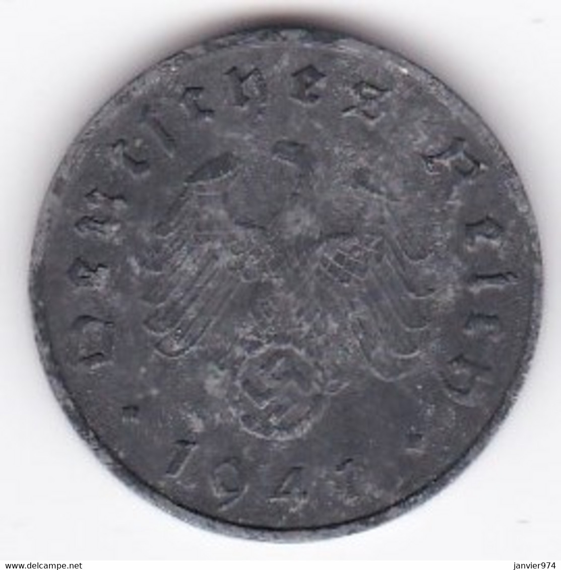 10 Reichspfennig 1941 A BERLIN En Zinc - 10 Reichspfennig