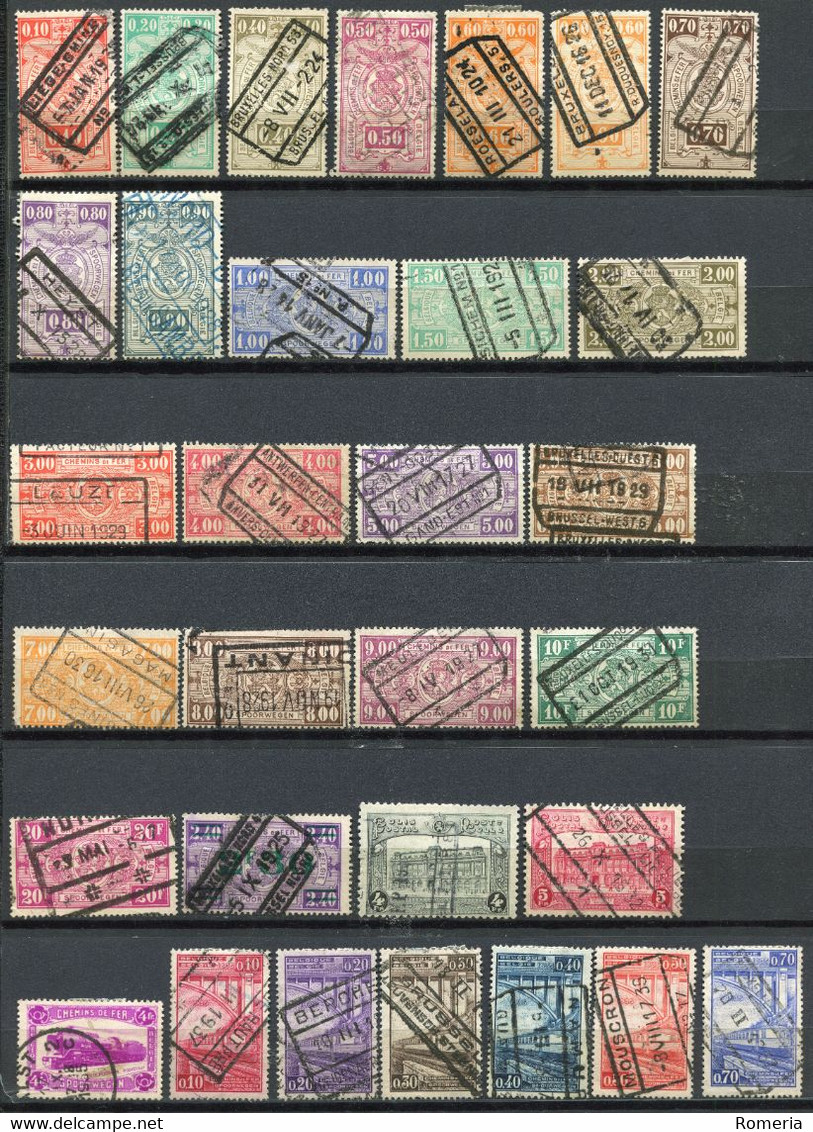 Belgique - 1905 -> 1935 - Joli Lot Timbres Colis Postaux Oblitérés - Numéros Dans Description - Other & Unclassified