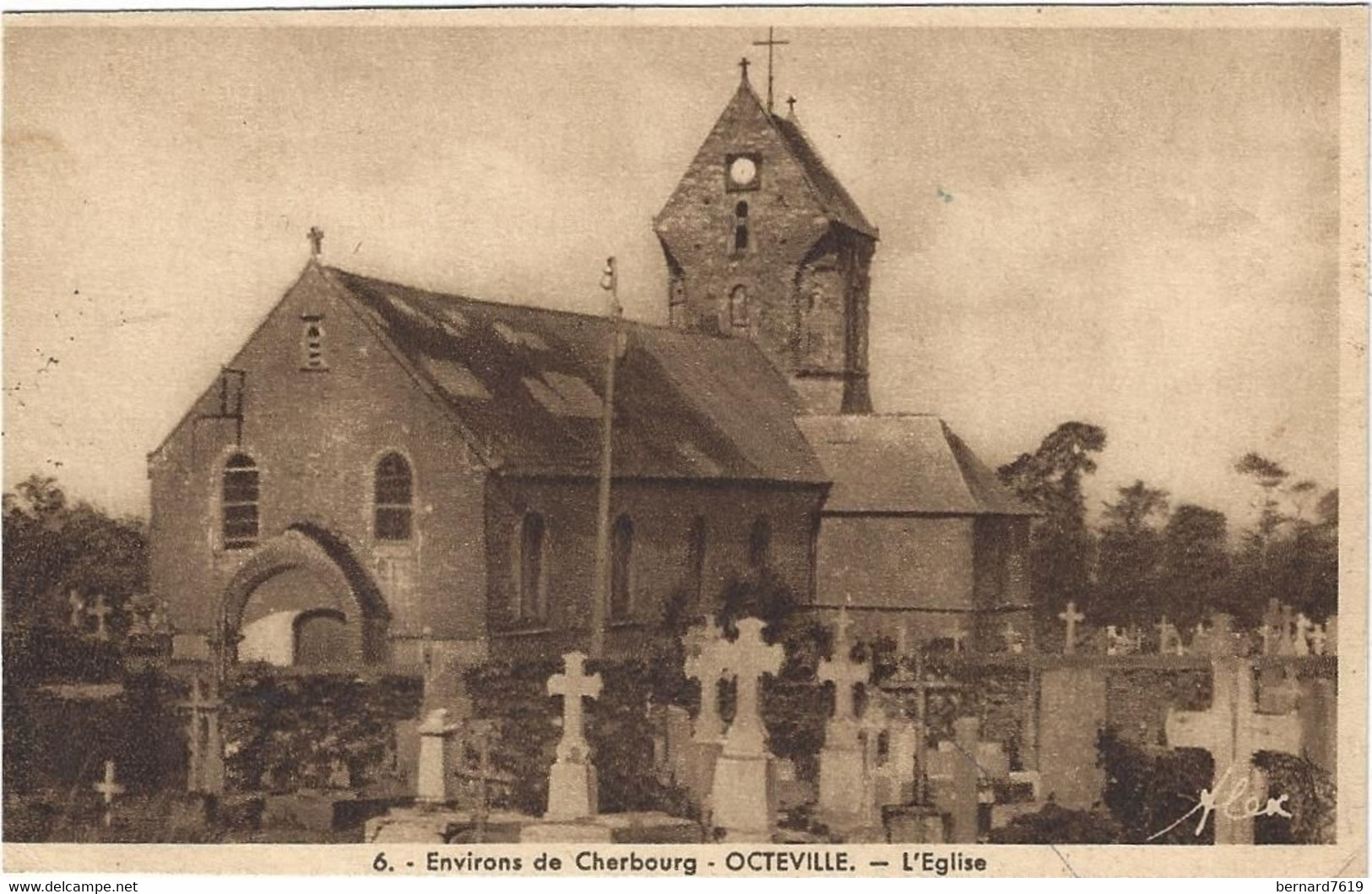 50    Octeville   Environs De Cherbourg   - L'eglise - Octeville