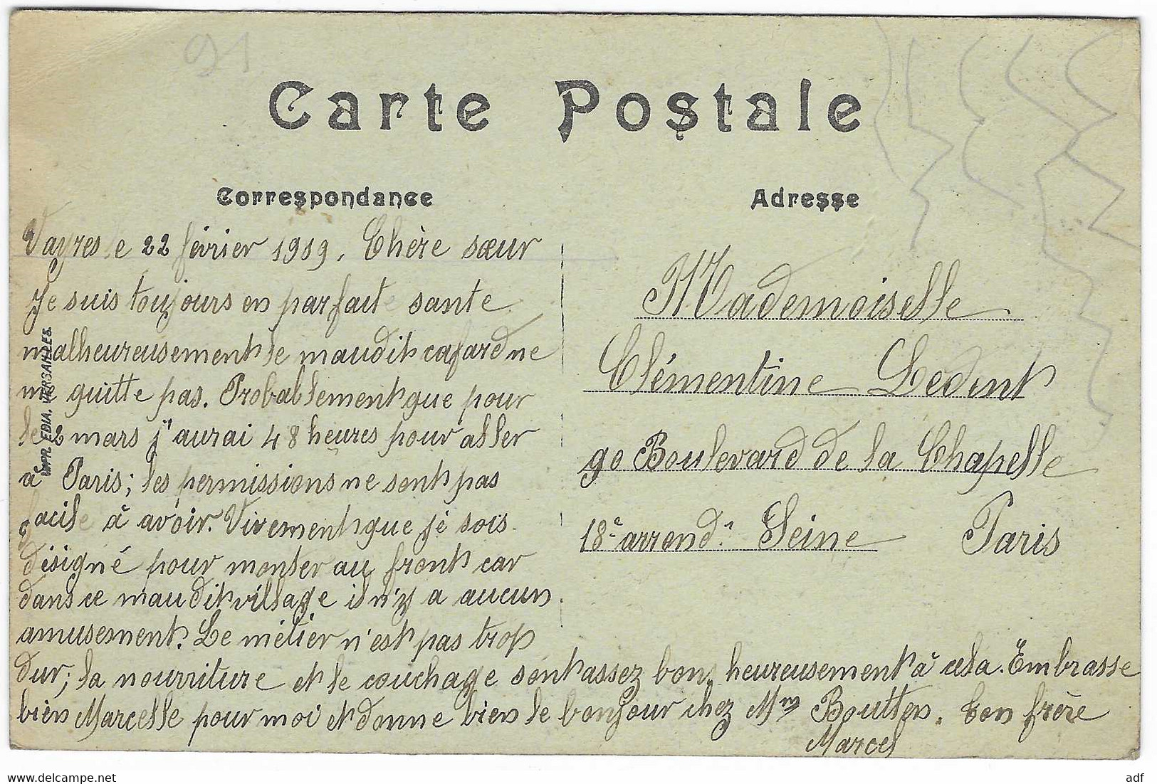 CPA TRES ANIMEE VAYRES, GROSSE ANIMATION, CANTONNEMENTS DU 23e COLONIAL, CAMP MILITAIRE, ESSONNE 91 - Other & Unclassified