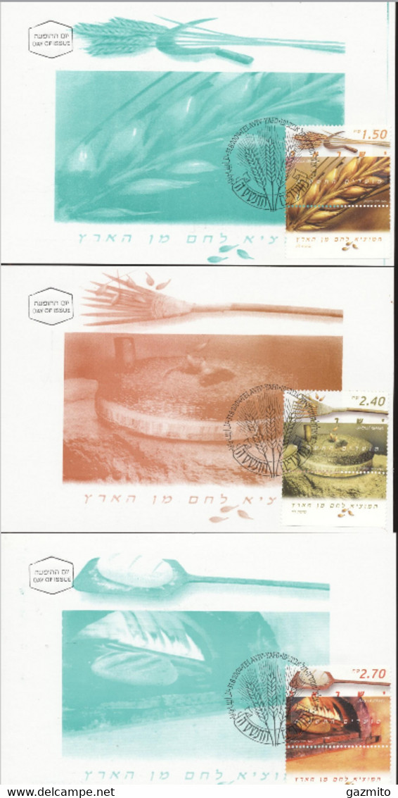 Israel 2004, Agricolture, Bread, 3Maximum - Cartoline Maximum