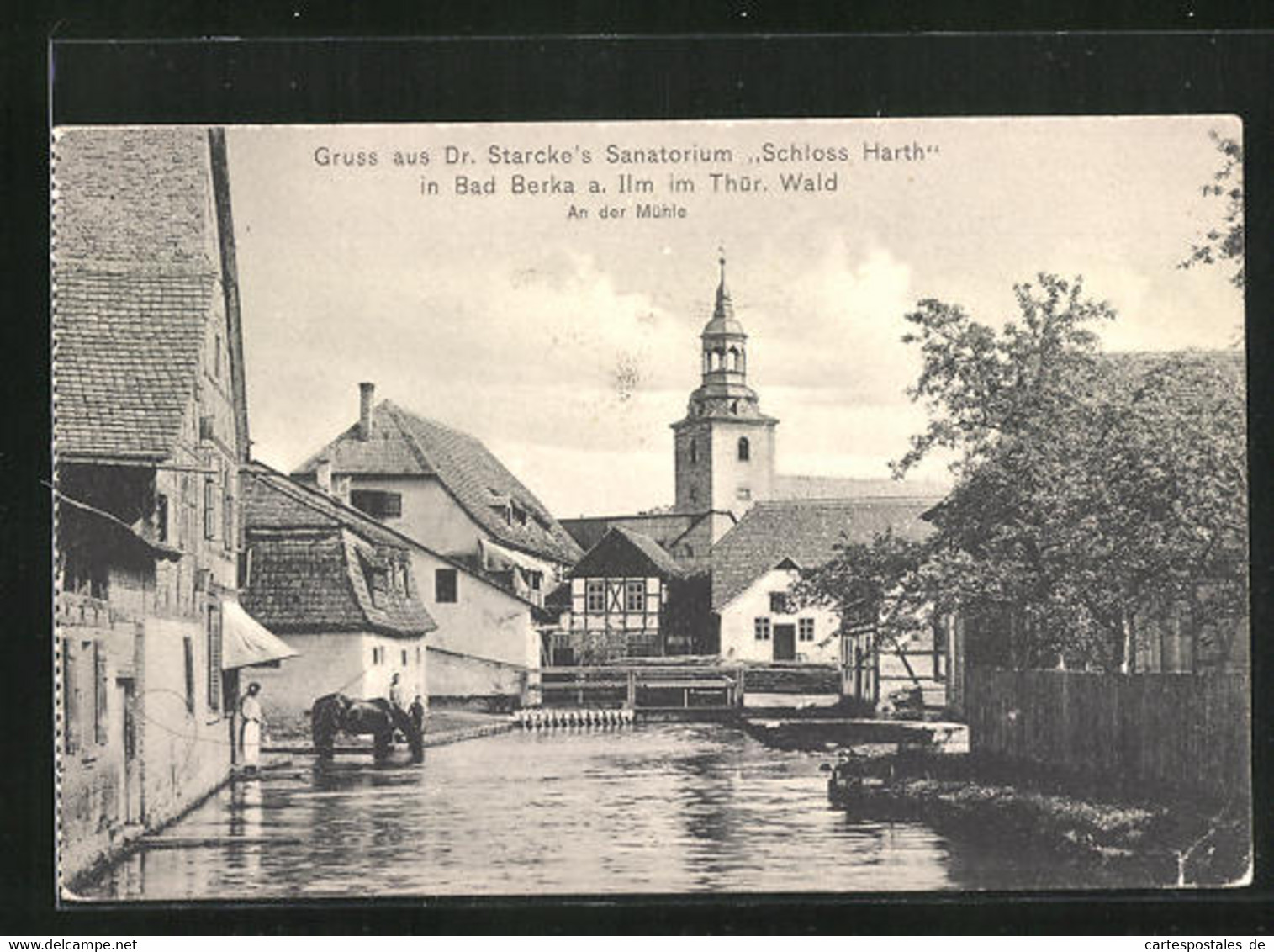 AK Bad Berka, Dr. Starcke Sanatorium Schloss Harth - Bad Berka