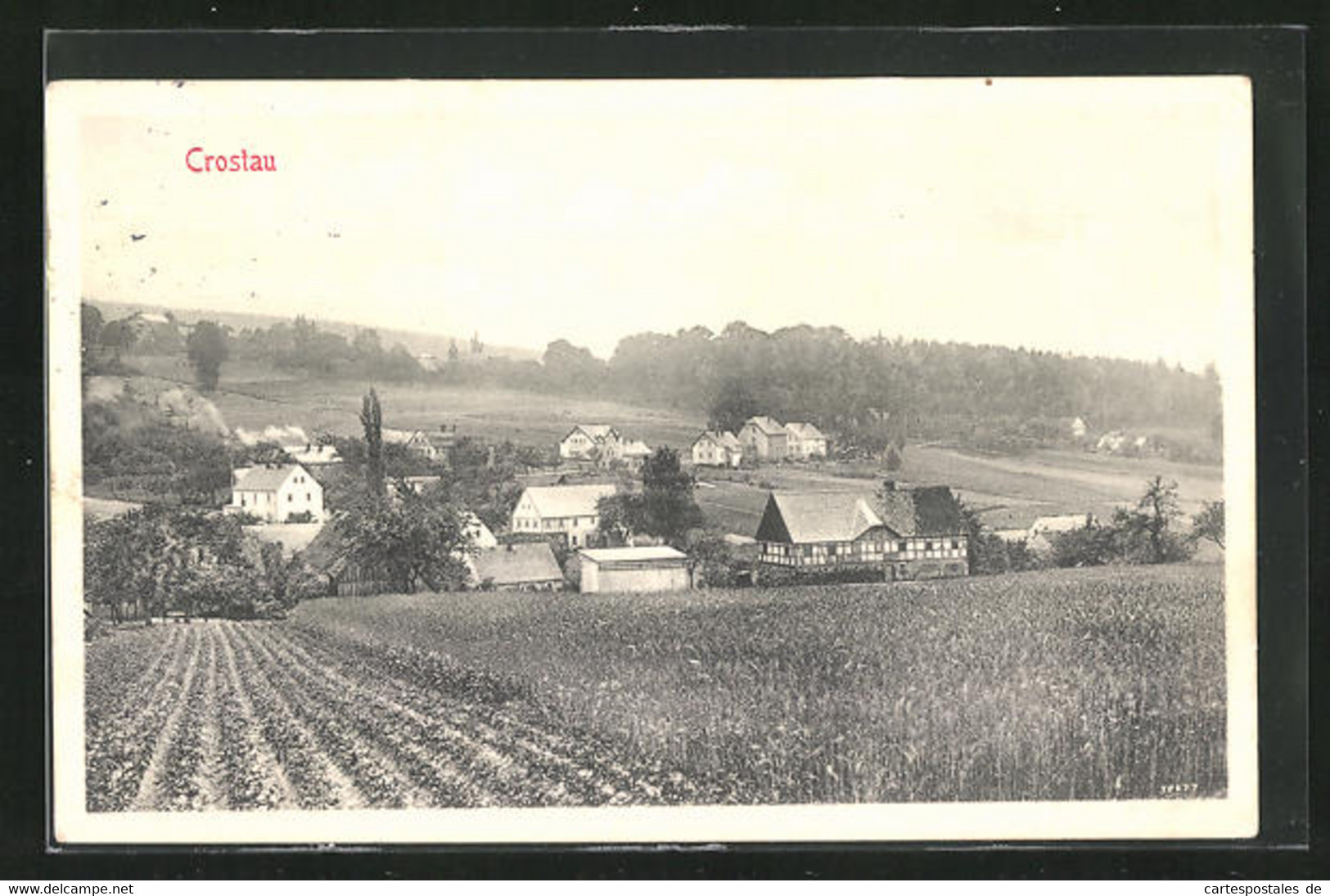 AK Crostau, Blick Auf Den Ort - Crostau