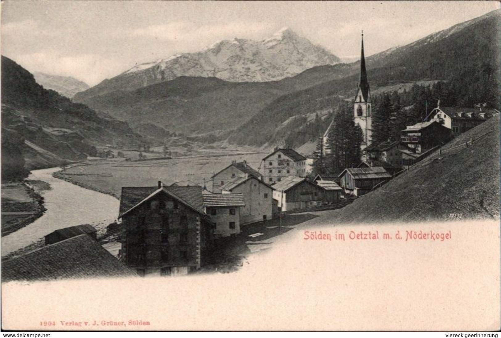 ! Alte Ansichtskarte Sölden, Ötztal - Sölden