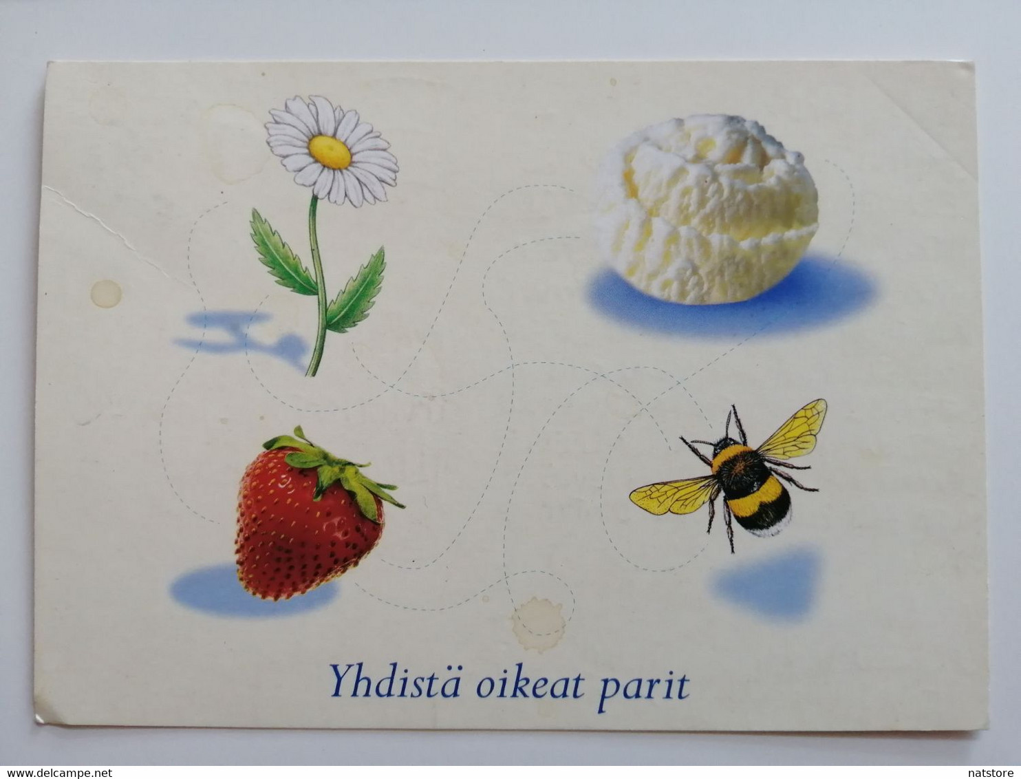 1994..FINLAND ...VINTAGE POSTCARD WITH STAMP. Friendship Stamps - Covers & Documents