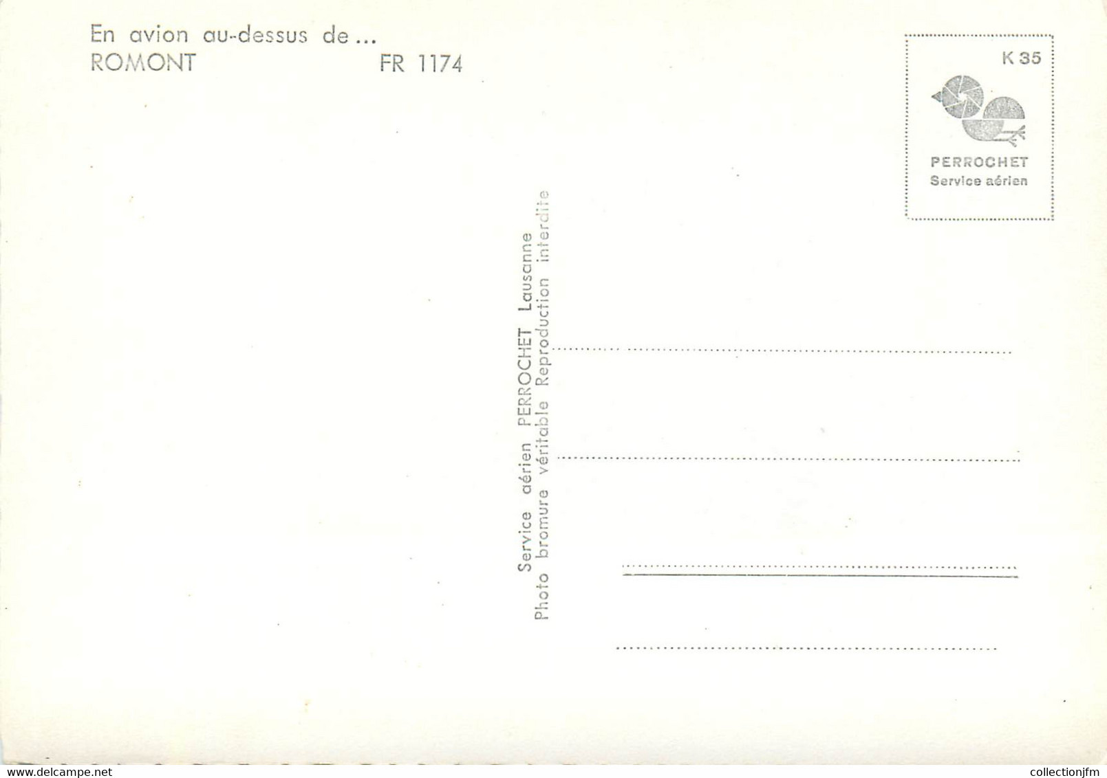 CPSM  SUISSE "Romont, Vue Aérienne " - Romont