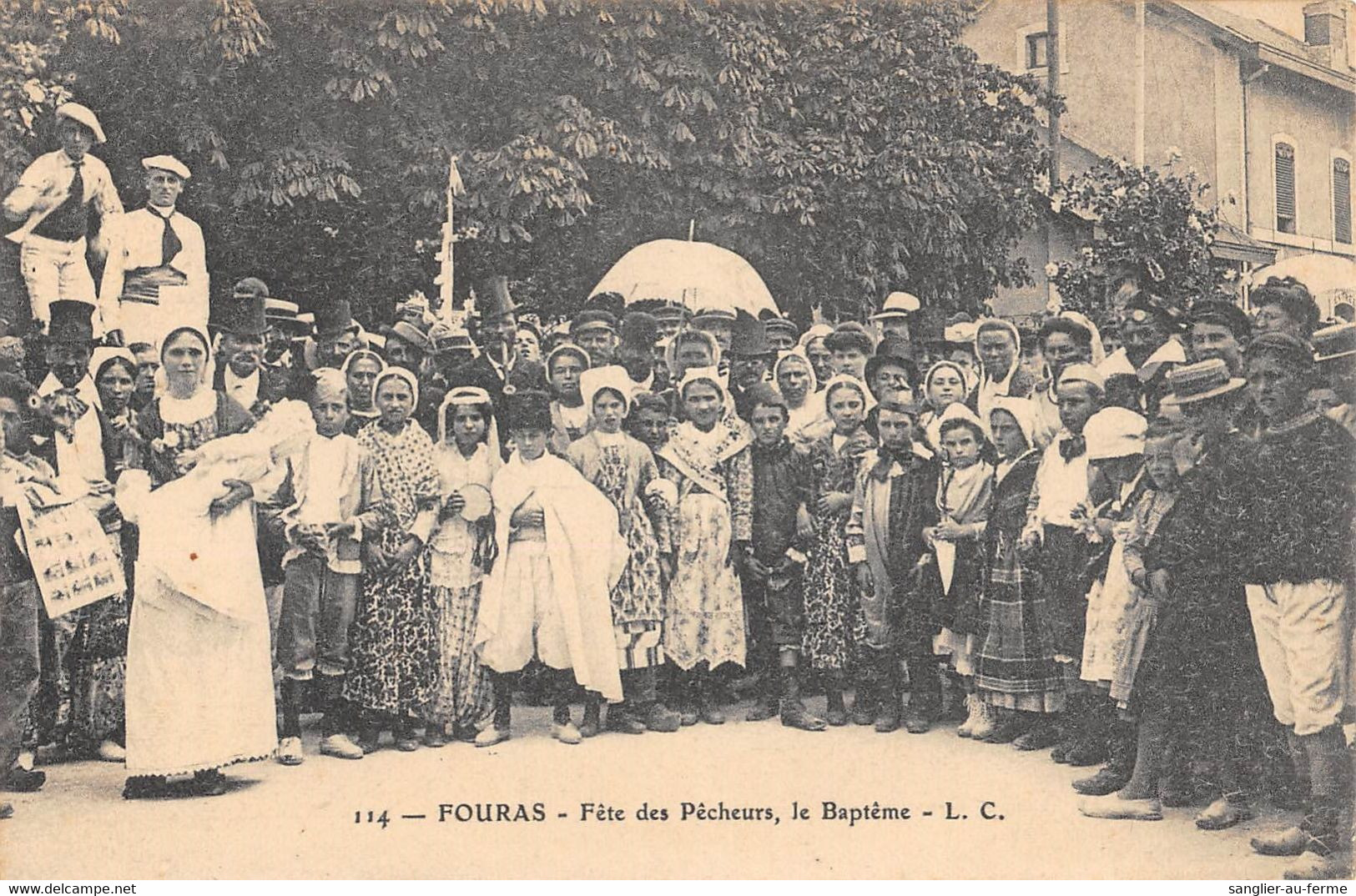 CPA 17 FOURAS FETE DES PECHEURS LE BAPTEME - Fouras-les-Bains