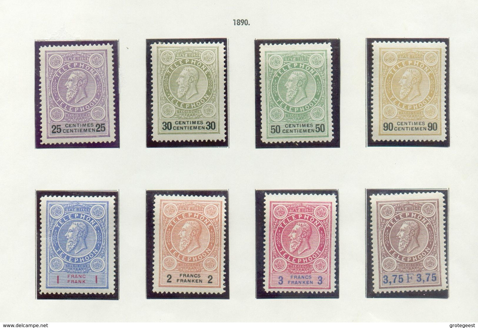 Série De 1890 X. - 12620 - Timbres Téléphones [TE]