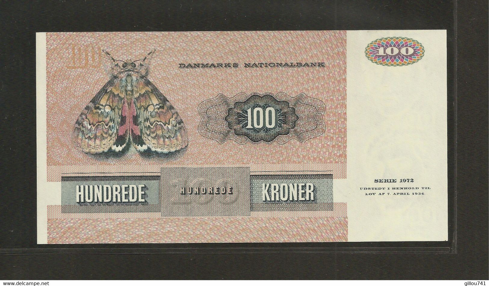 Danemark, 100 Kroner, 1972-1998 Issue - Dänemark