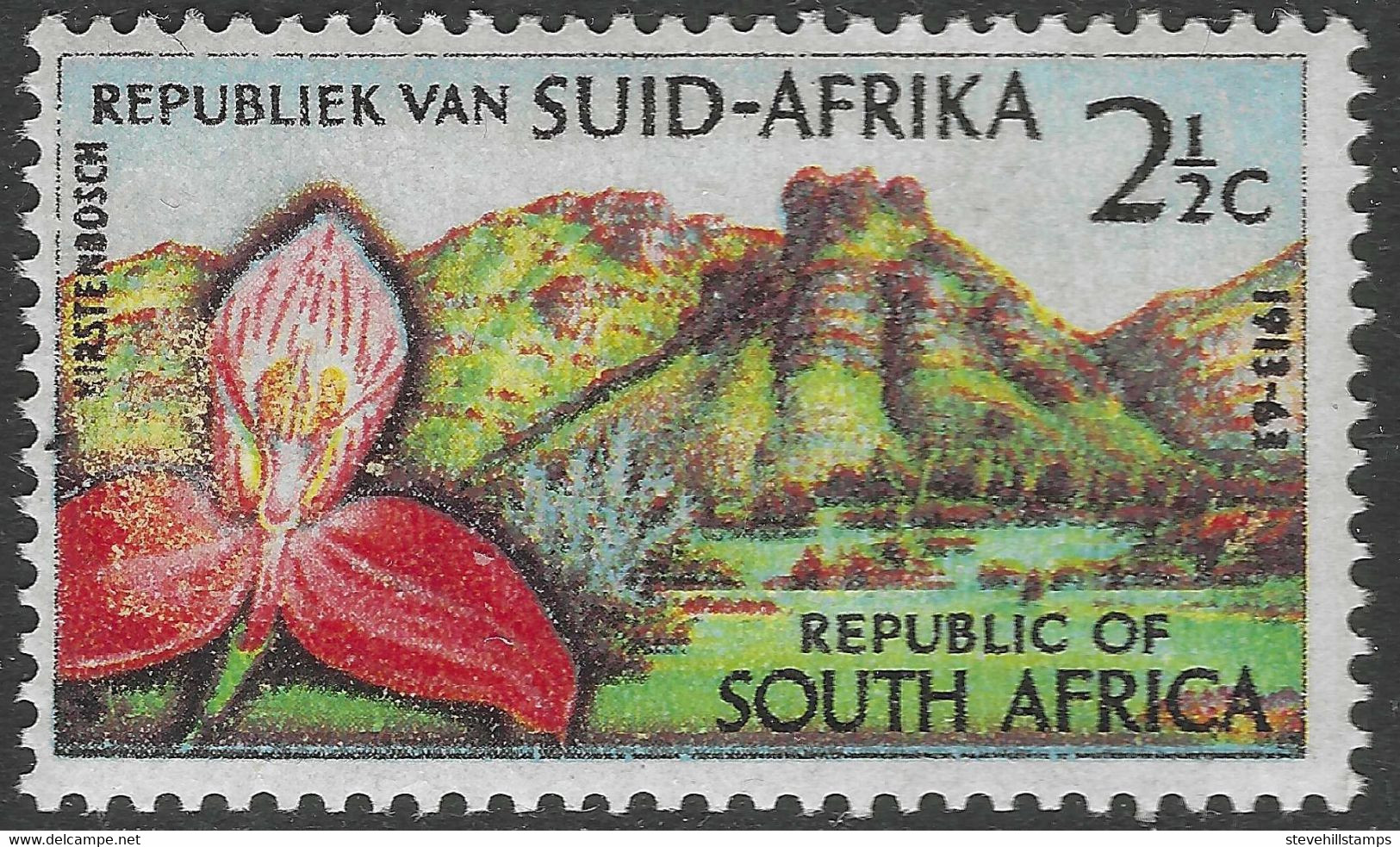 South Africa. 1963 50th Anniv. Of Kirstenbosch Botanic Gardens, Cape Town. 2½c MH SG 224 - Neufs