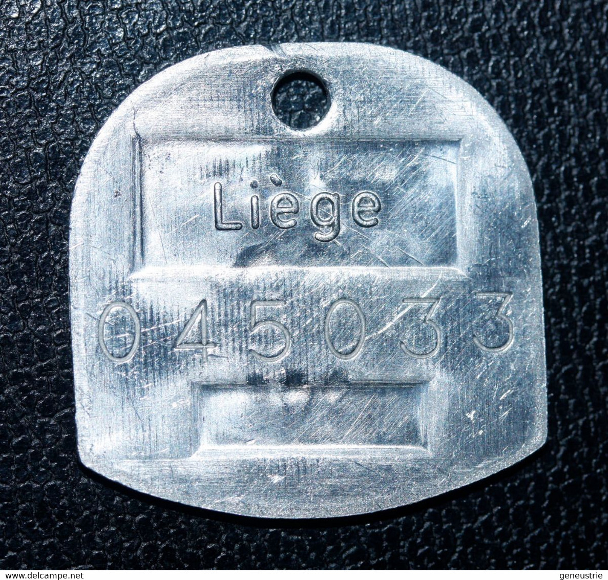 Jeton De Taxe Sur Les Chiens "Année 1986 - Liège (Luik) - Belgique / Belgie" Médaille De Chien - Dog License Tax Tag - Noodgeld