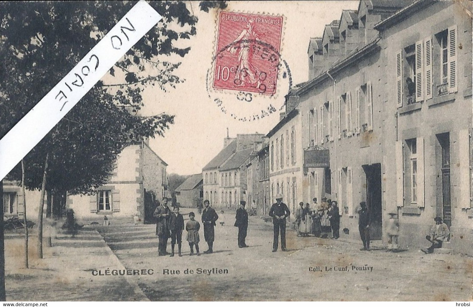 Morbihan, Cleguerec,  Rue De Seylien, Animée - Cleguerec