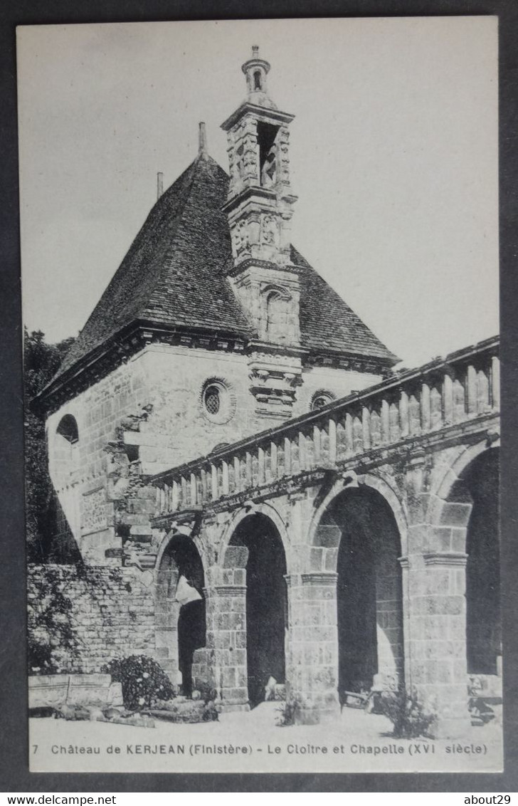 CPA 29 KERJEAN - Le Château - Lot 3 Cartes - La Chapelle - Voir  Scans - Réf. E 123 - Saint-Vougay