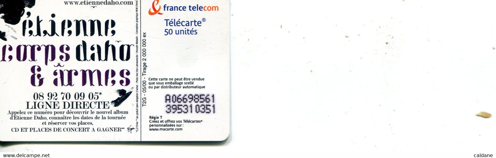TELECARTE  France Telecom 50 UNITES.   2.000.000 EX. - Cultural