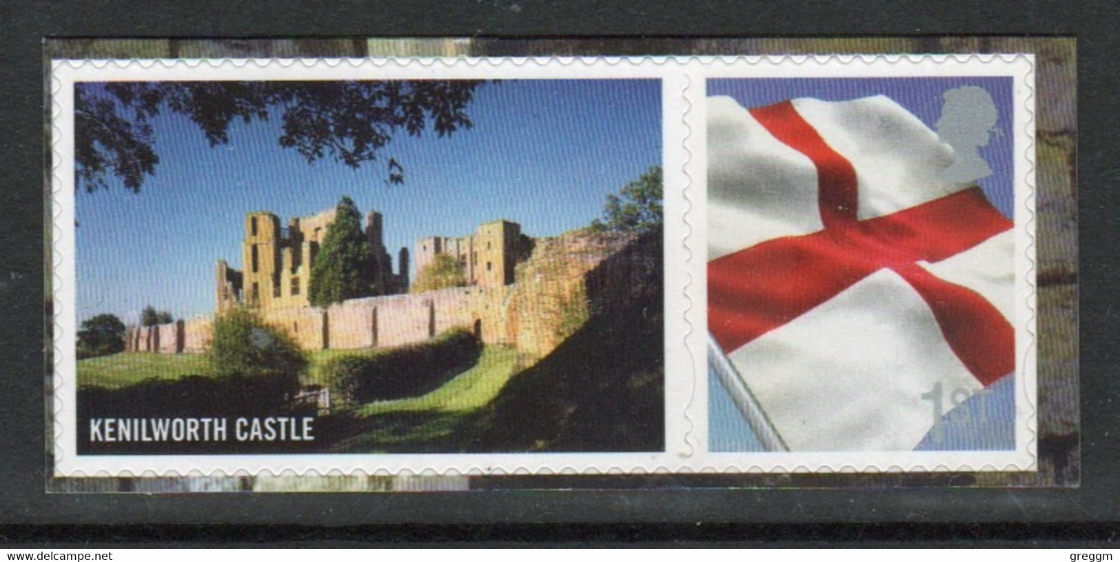 Great Britain 2009 Single Smiler Stamp Celebrating Castles Of England In Unmounted Mint. - Smilers Sheets