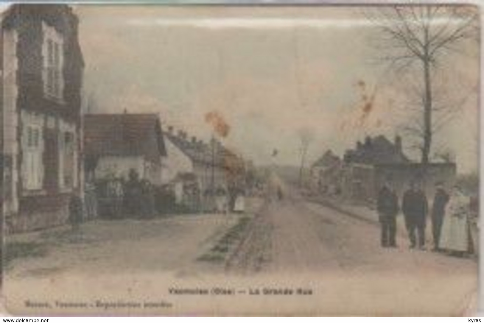 (60) VAUMOISE . La Grande Rue - Vaumoise