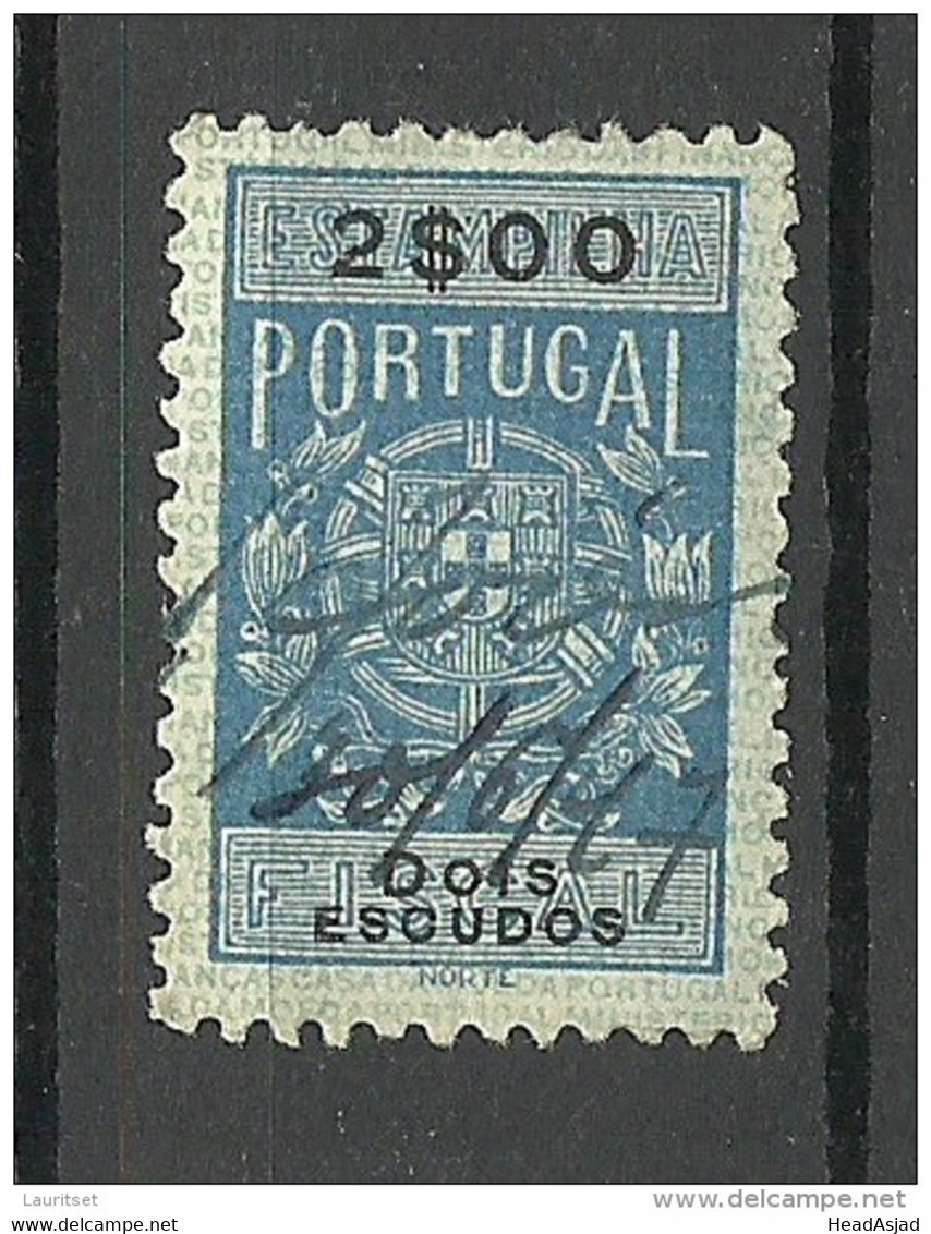 PORTUGAL Ca 1945 Fiscal Revenue Tax Steuermarke O - Gebraucht