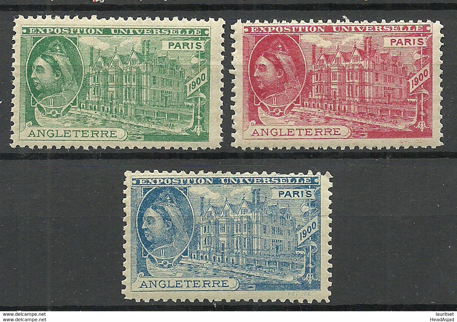 France 1900 EXPOSITION UNIVERSELLE Paris ANGLETERRE Great Britain MNH - 1900 – Pariis (France)