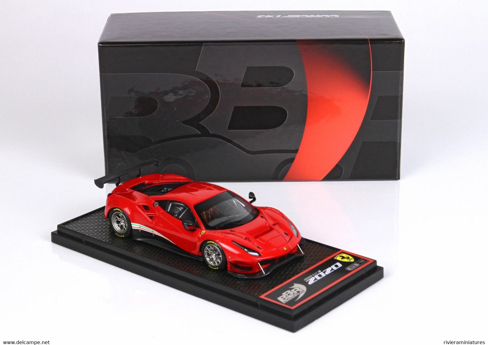 BBR - FERRARI 488 GT3 2020 - Rosso Corsa - BBRC238RS - 1/43 - BBR