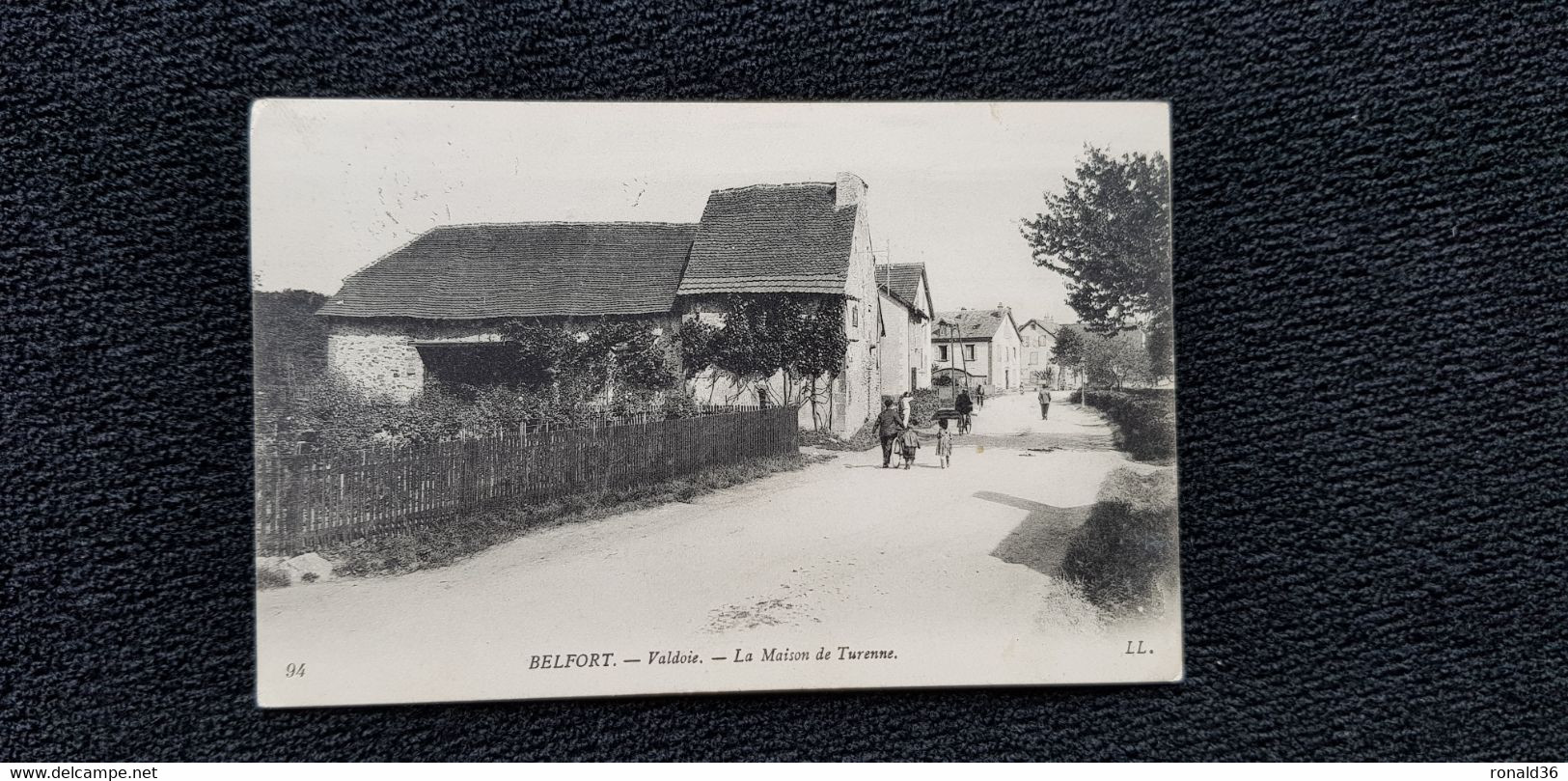 Cp 90 Territoire De Belfort VALDOIE La Maison De Turenne ( Habitations Route Rue ) - Valdoie