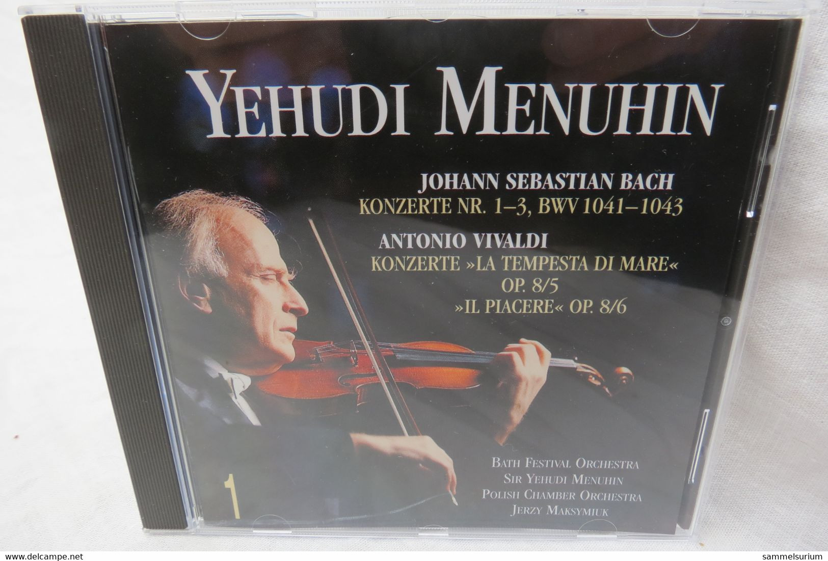 5 CDs "Yehudi Menuhin" Grosse Violinkonzerte - Gospel En Religie