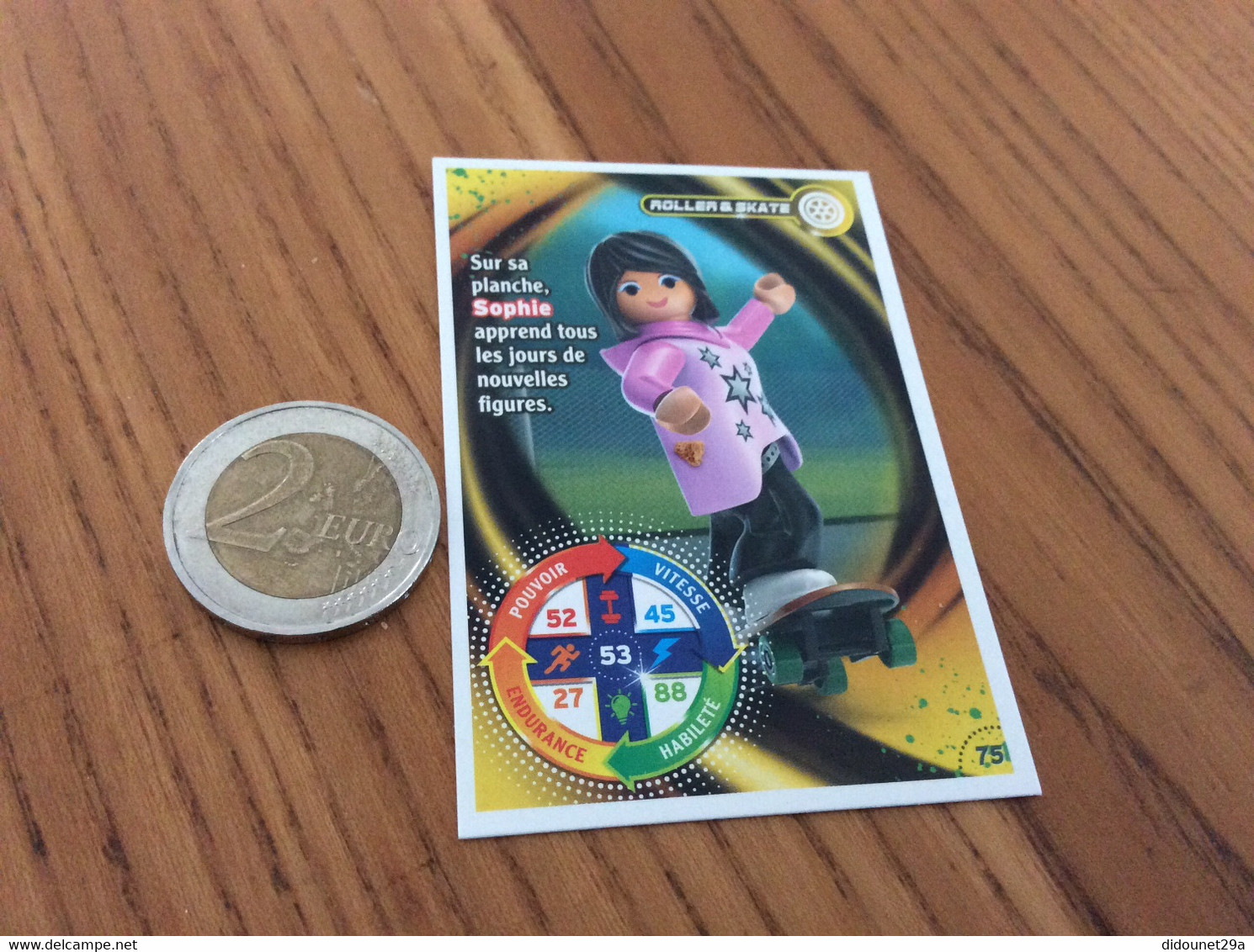 Carte  Playmobil 2021 Geobra "N°75 - ROLLER & SKATE" - Other & Unclassified