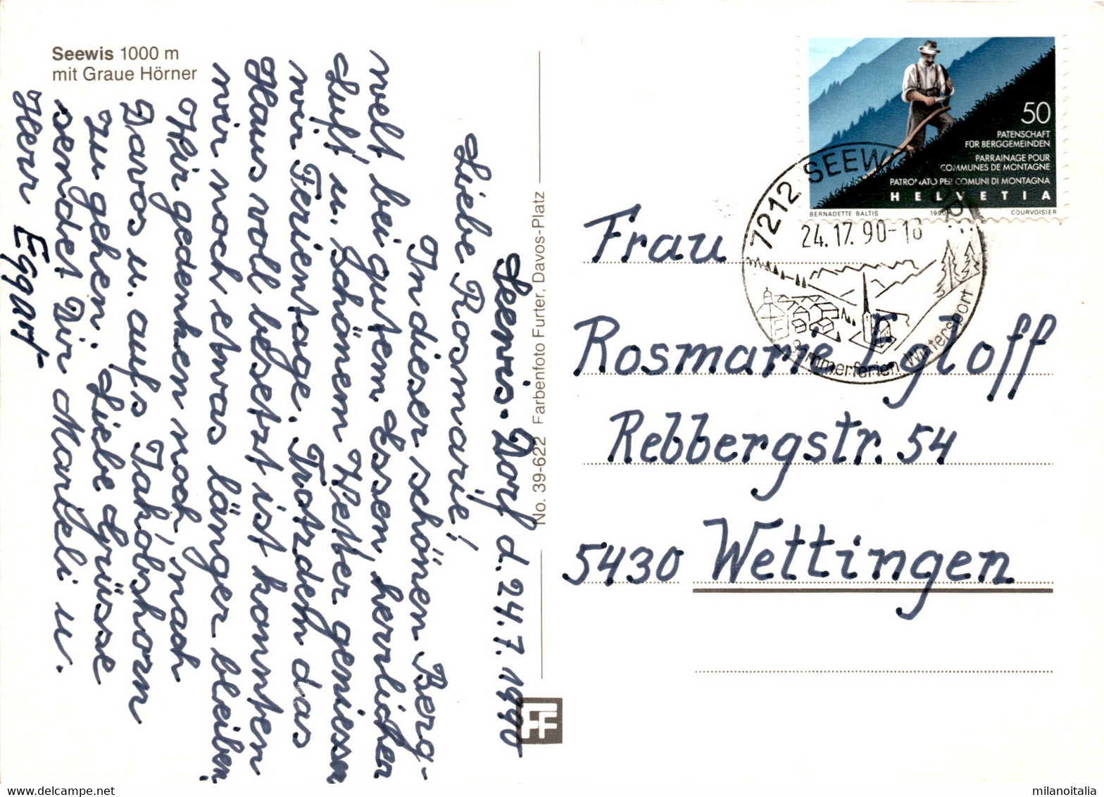 Seewis (39-622) * 24. 7. 1990 - Seewis Im Prättigau