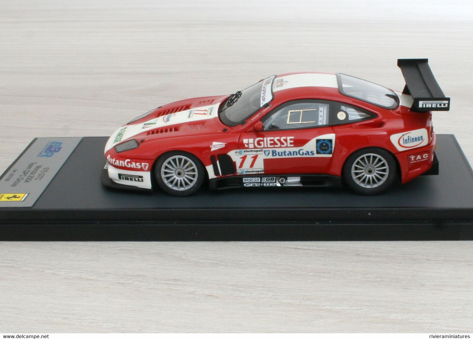 BBR - FERRARI 575 GTC - Monza 2004 Team GPC Group - BBR PJM331 - 1/43 - BBR