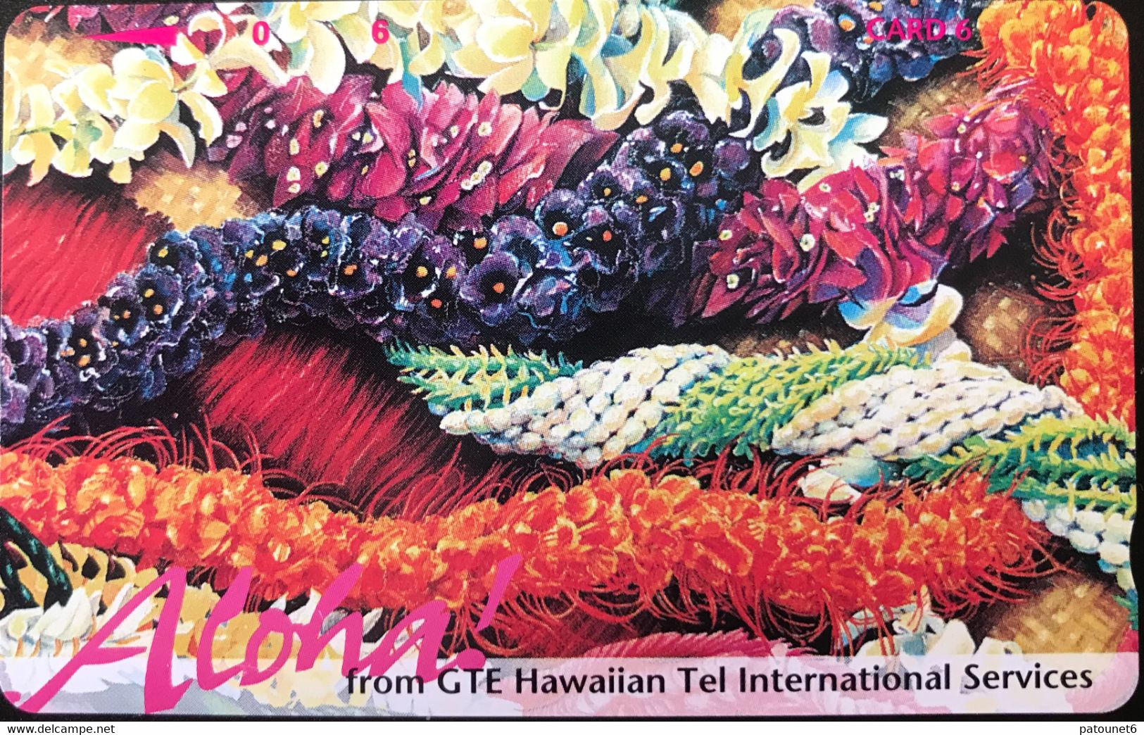 HAWAÏ  -  Phonecard  -  GTE HAWAIIAN TELEPHONE - Aloha  -  Card 6 - Hawaii