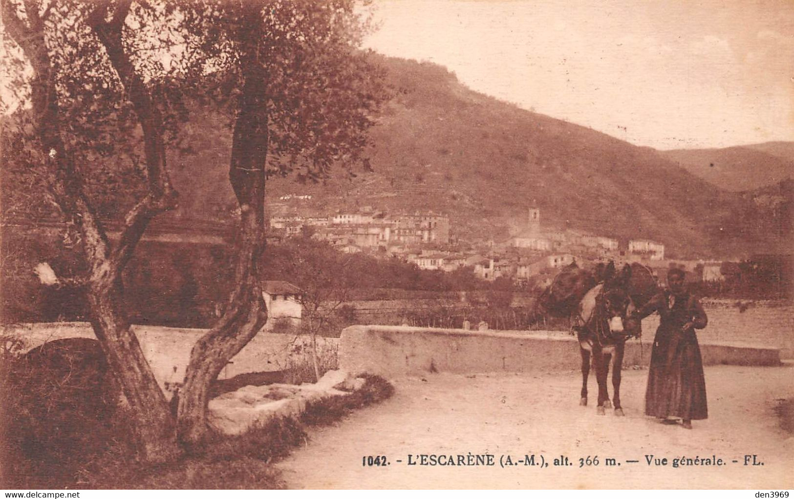 L'ESCARENE - Vue Générale - Ane - L'Escarène