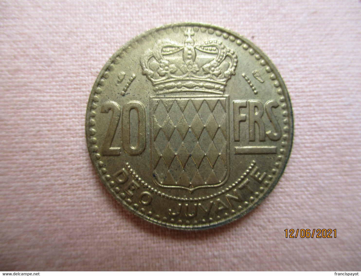 Monaco 20 Francs 1951 - 1949-1956 Oude Frank