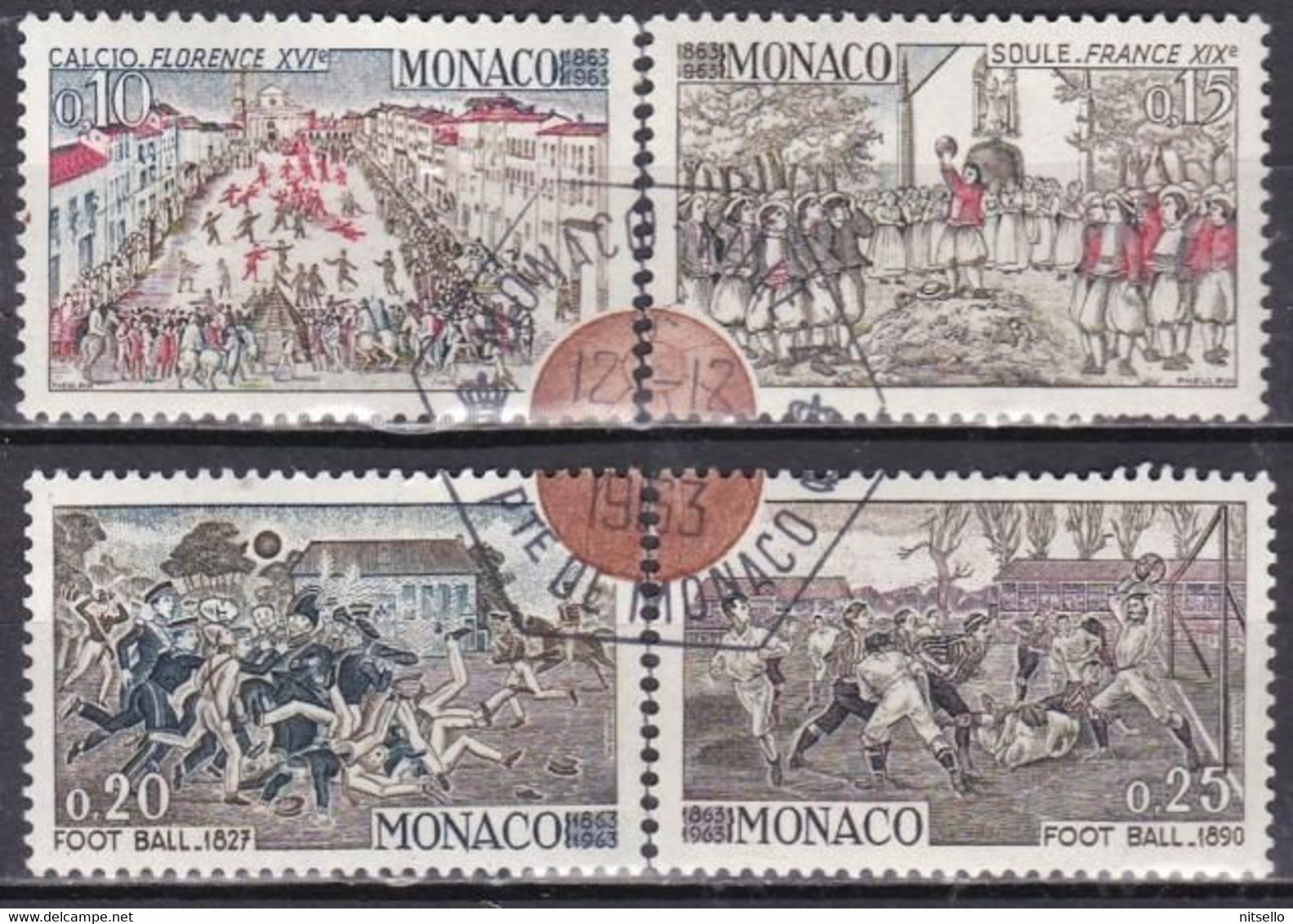 LOTE 2197 // MONACO  YVERT Nº: 624/627   ¡¡¡ OFERTA - LIQUIDATION - JE LIQUIDE !!! - Used Stamps