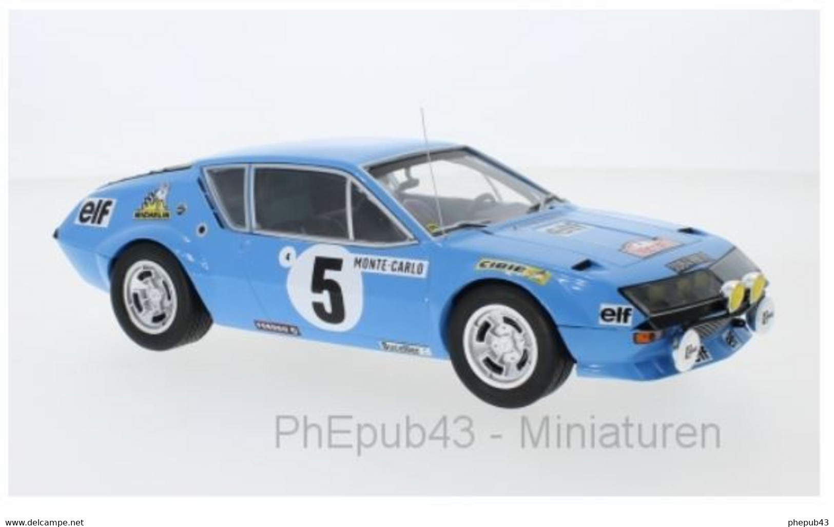 Alpine Renault A310 - J.-L. Therier/M. Vial - Monte Carlo 1975 #5 - Ixo (1:18) - Ixo