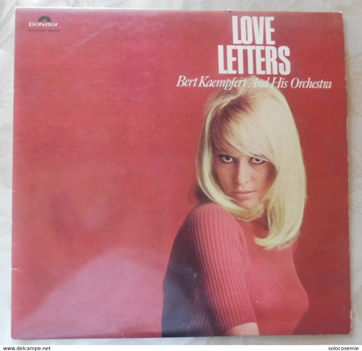 33 Giri Disco In Vinile : Love Letters , Bert Kaempfert And His Orchestra - Polydor 184022 - Autres - Musique Allemande