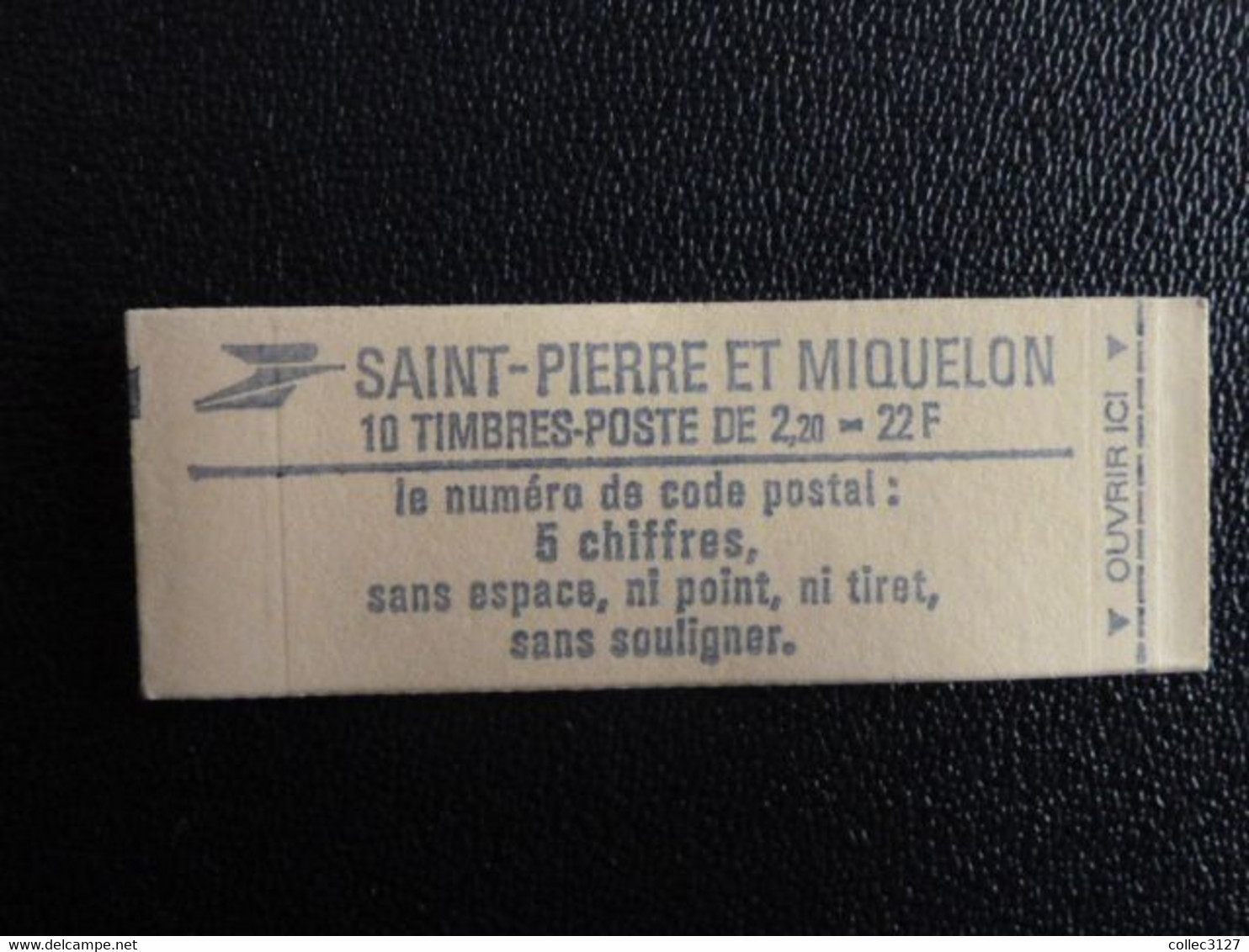 M1 - Carnet Saint Pierre Et Miquelon 1986 YT N° C464 (ouvert) - Libretti