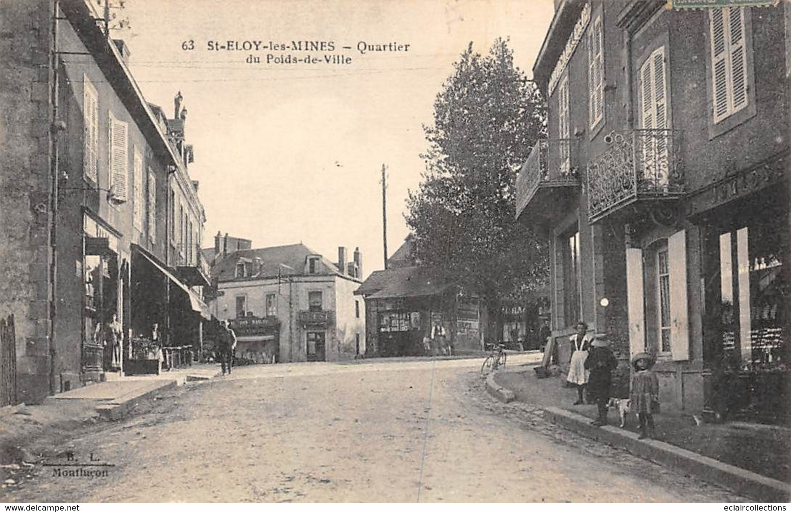 Saint-Éloy-les-Mines      63       Quartier Du Poids De Ville          (voir Scan) - Saint Eloy Les Mines