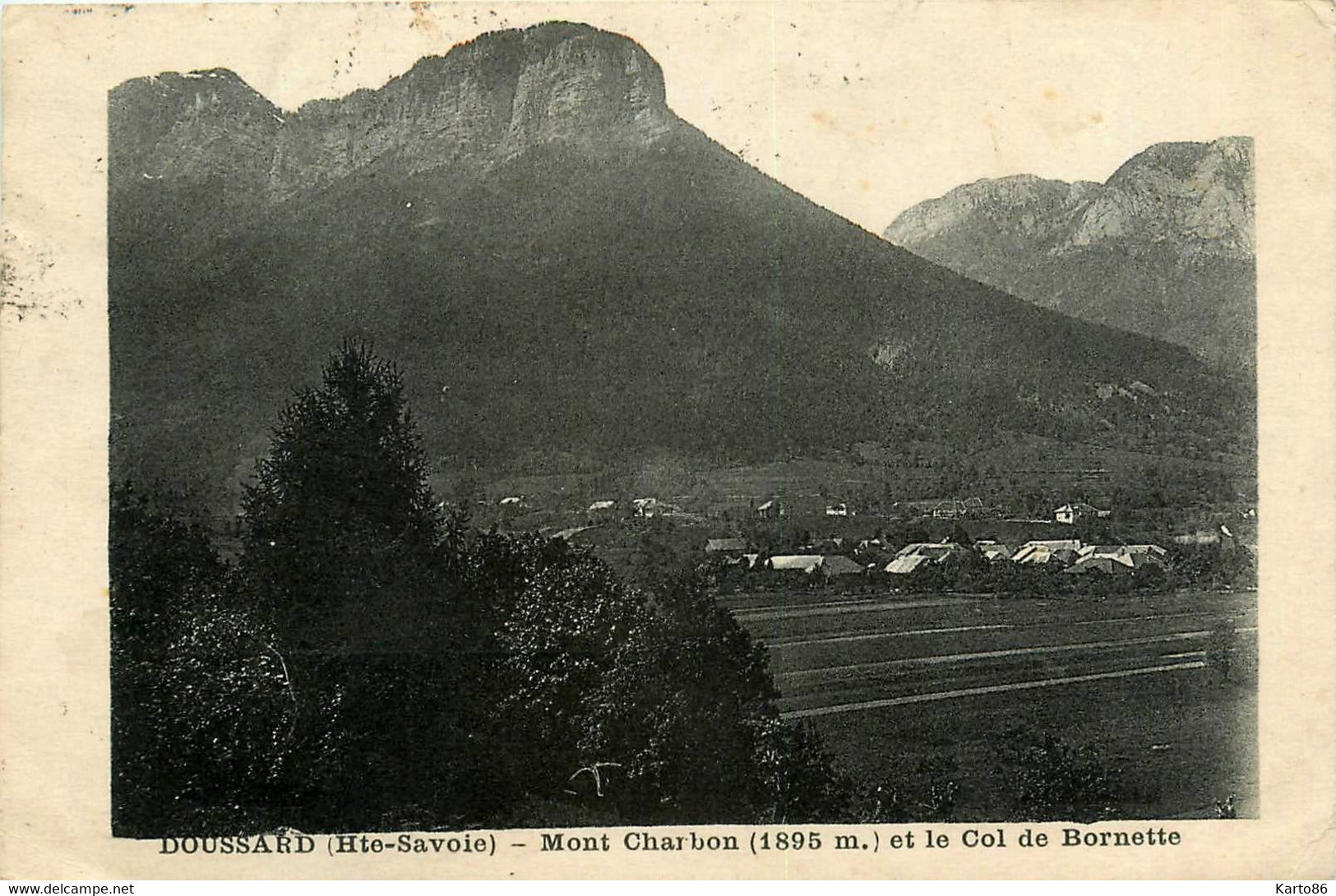 Doussard * Vue Sur Le Mont Charbon Et Le Col De Bornette - Doussard