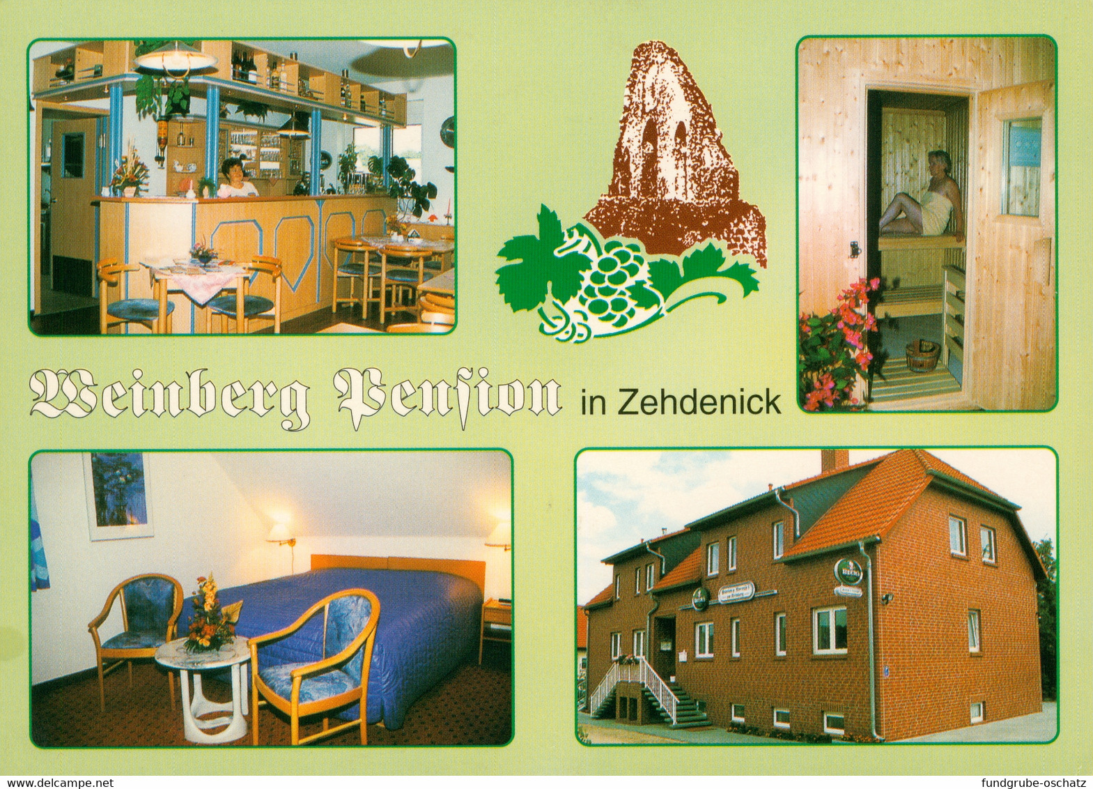 AK Zehdenick Weinberg Pension Grünstreifen 19 - Zehdenick