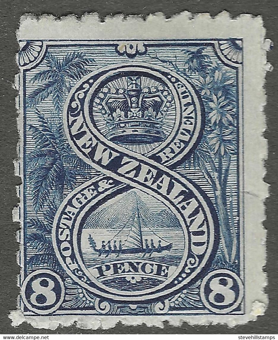 New Zealand. 1899-1903 Definitives. 8d MH. P11. No W/M. SG 266 - Ungebraucht