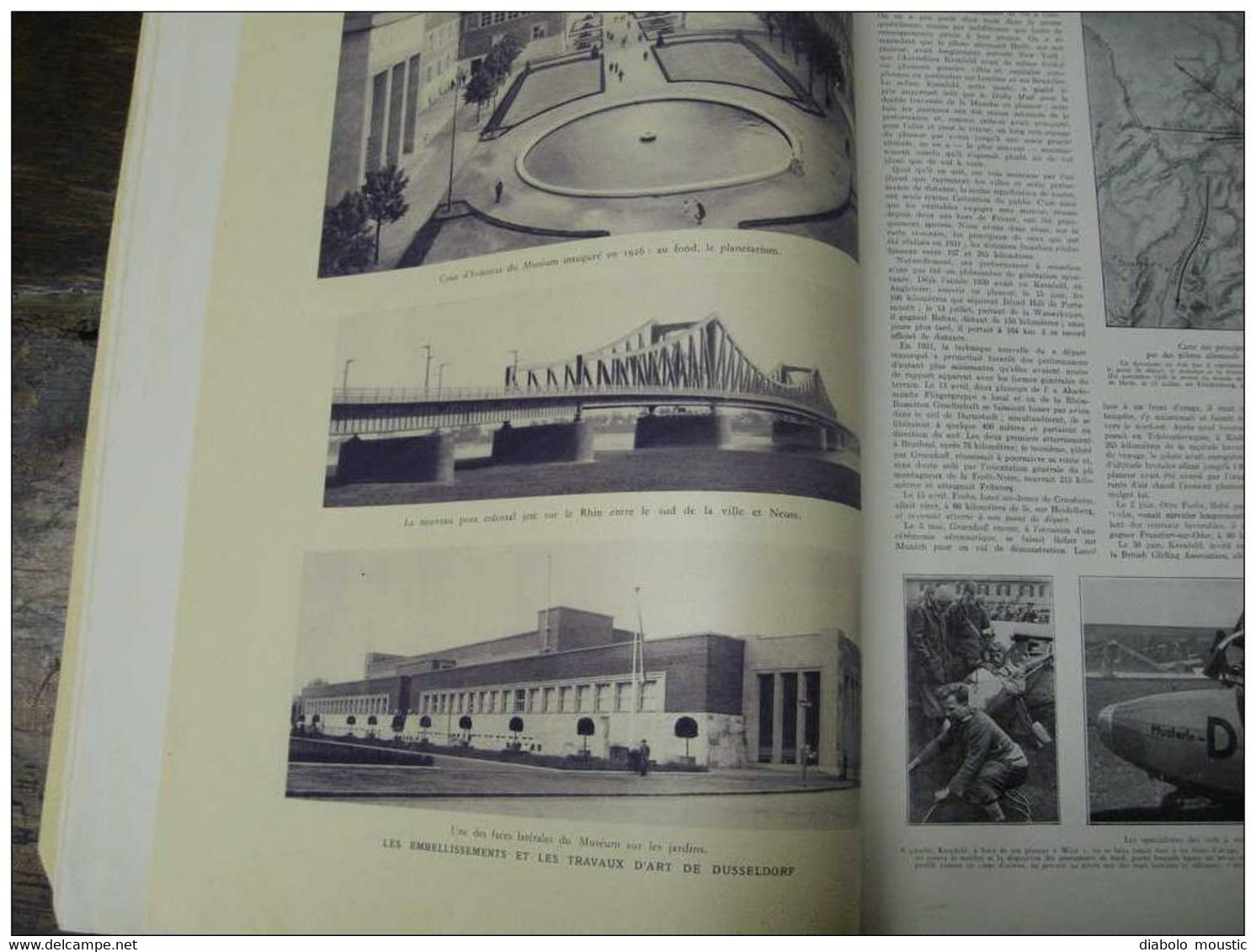 1931:Pub Automobiles ;Cologne ;Dusseldorf ;Vol Voiles Rossitten ;Voilier ;ALGER ;La Petite Ville Couleur ; Raid Citroën - L'Illustration