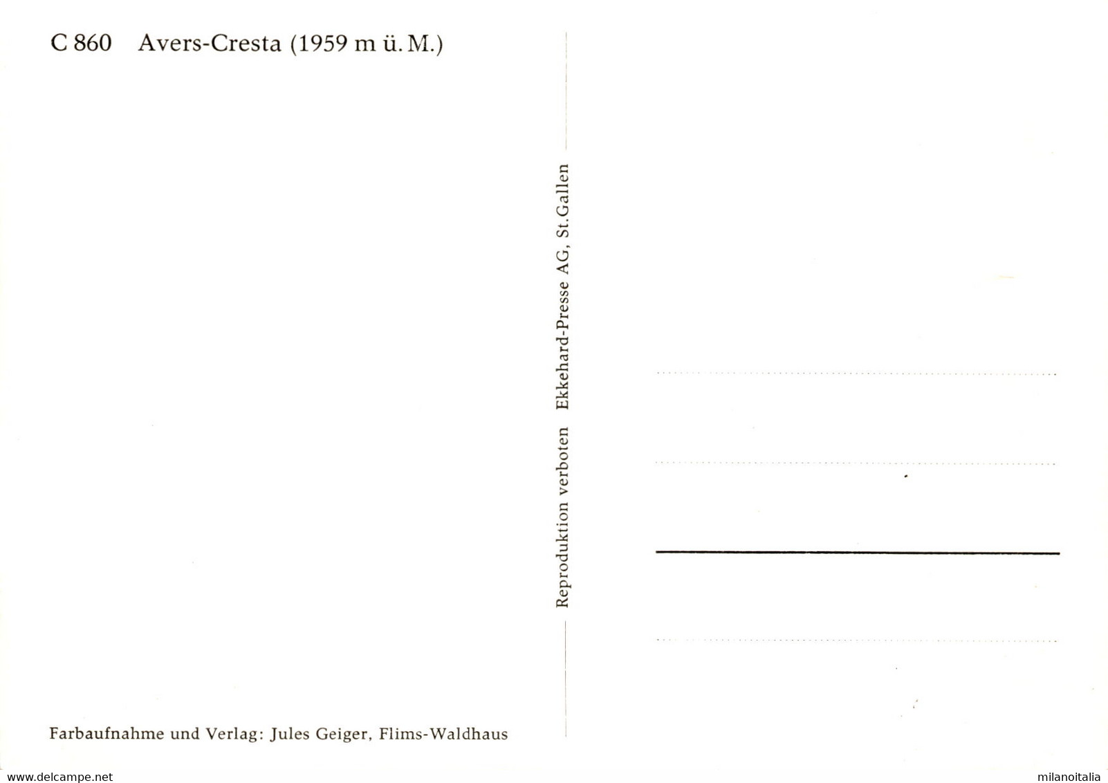 Avers-Cresta (860) - Avers