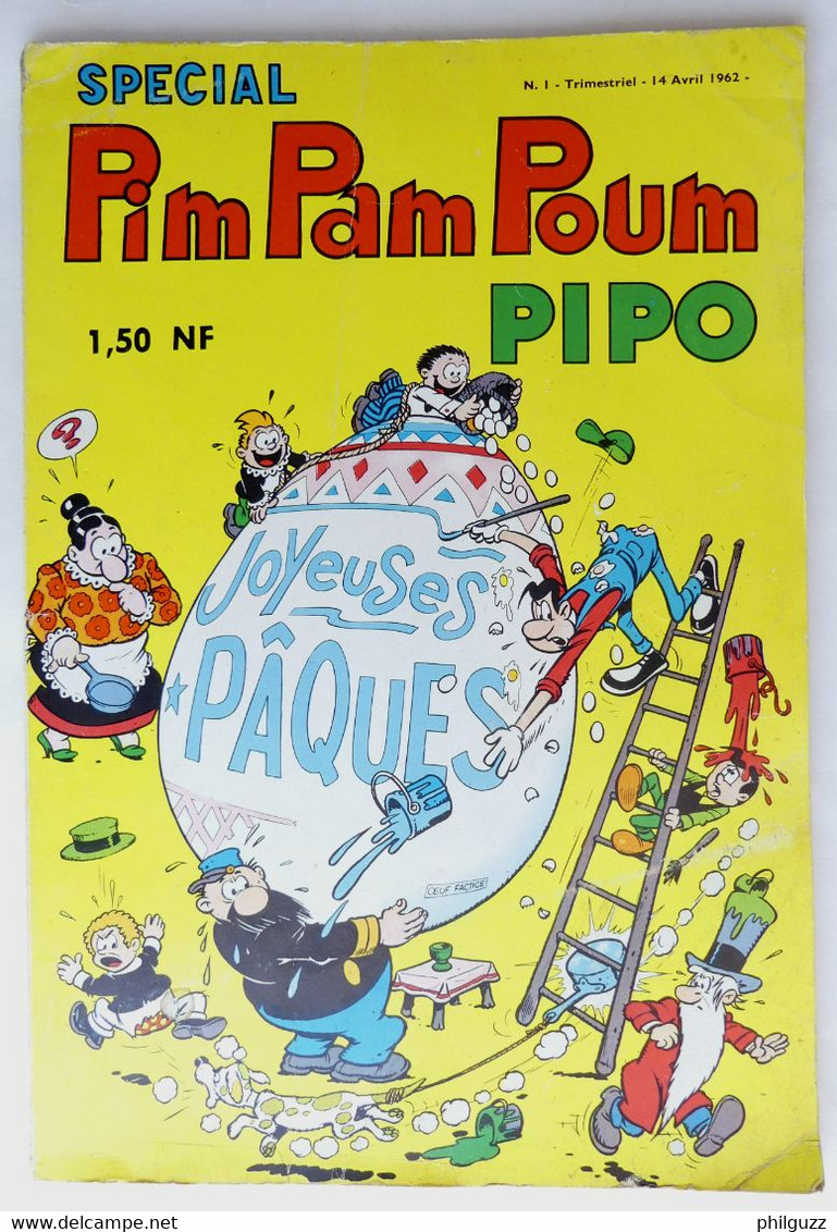 RARE PIM PAM POUM PIPO  SPECIAL  N°1 PETIT FORMAT 1962 - Pim Pam Poum