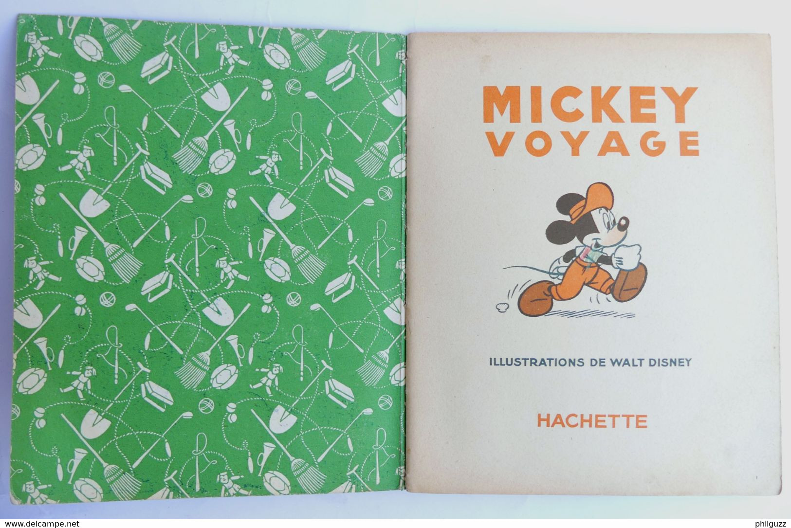 ALBUM BD MICKEY VOYAGE - HACHETTE  - 1950 (2) Enfantina - Disney