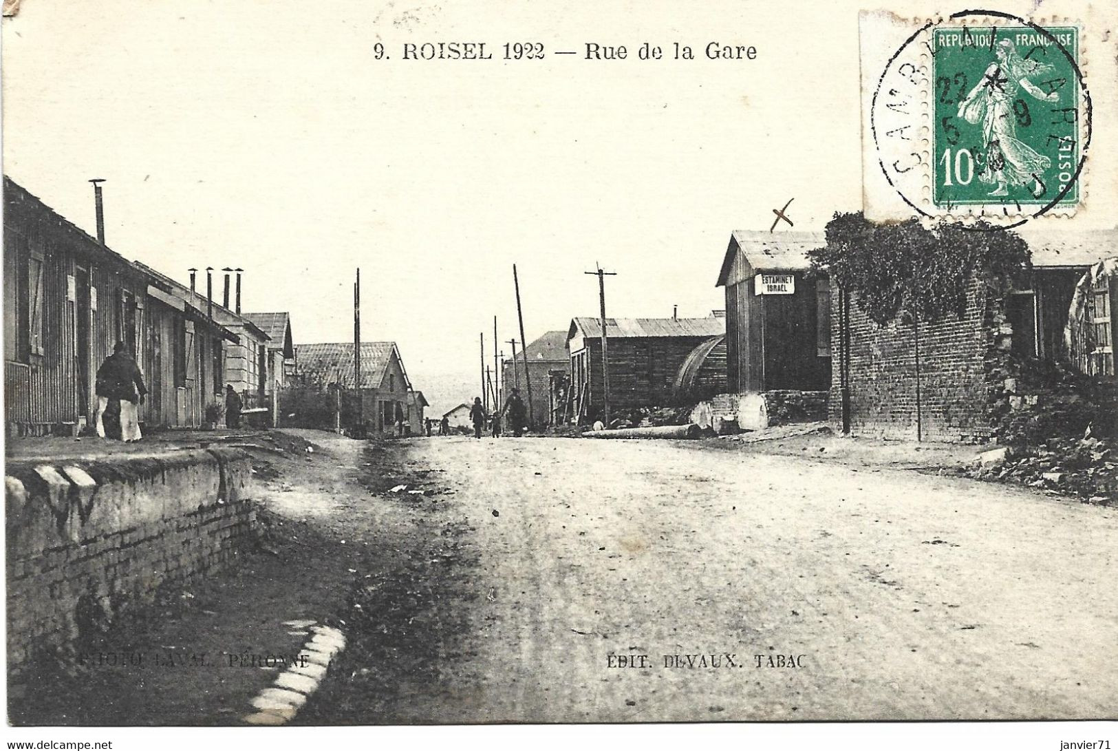 Roisel 1922 : La Gare - Roisel