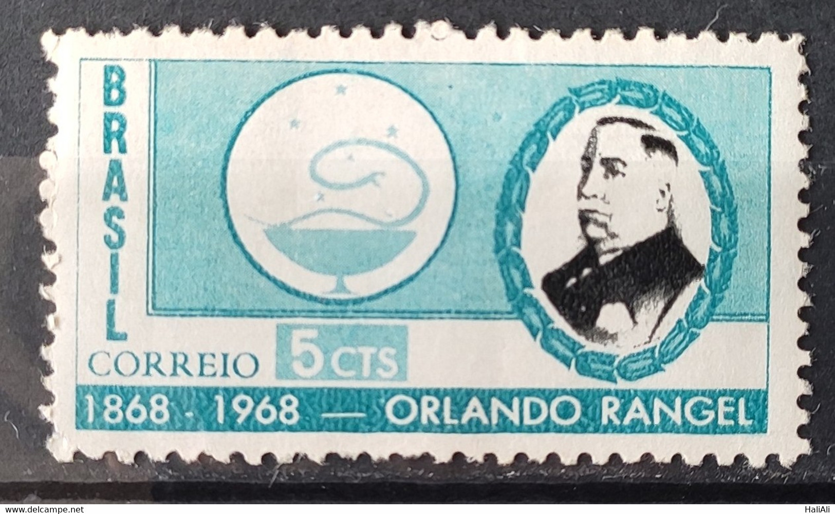 C 589 Brazil Stamp Centenary Orlando Rangel 1968 1 - Andere & Zonder Classificatie