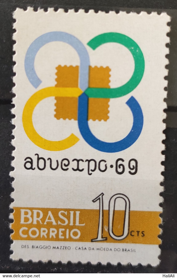 C 655 Brazil Stamp Philatelic Exhibition Abuexpo Servico Postal 1969 - Altri & Non Classificati