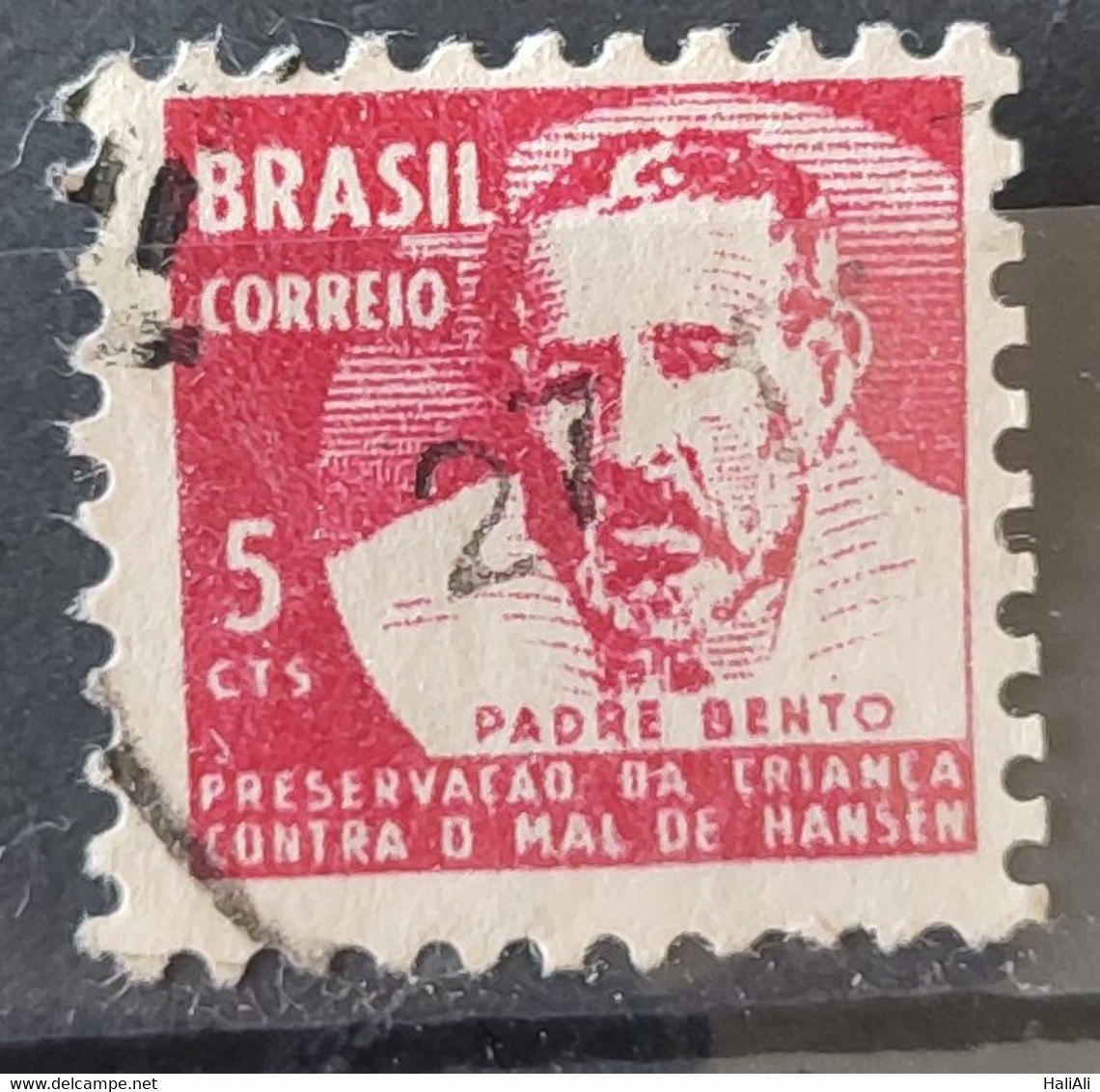 C 657 Brazil Stamp Campaign Against Leprosy Leprosy Father Benedict Religion Health H14 1969 Circulated 1 - Otros & Sin Clasificación